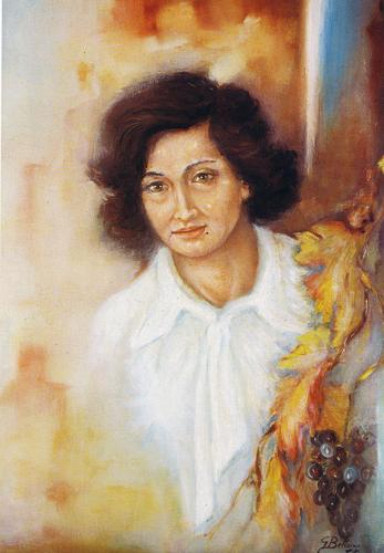 La moglie - Olio su tela 50x70
